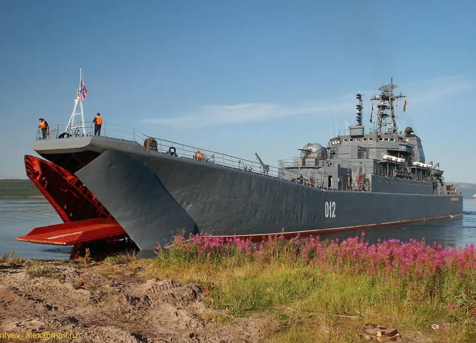 Olenegorsk Miner Landing Ship Allegedly Damaged In Novorossiysk