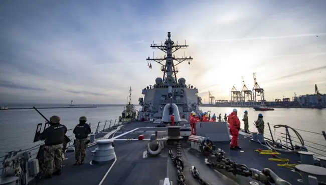Four Us Navy Ships Enter The Barents Sea For The First Time In Decades