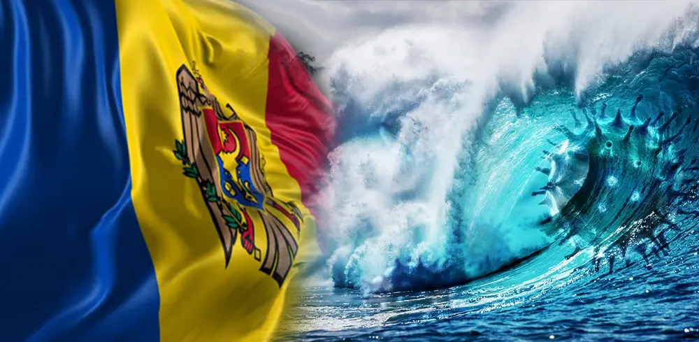 Брызги волн на берегу. Запах моря. Атлантический океан. Длинная волна на море. Волна в 1.